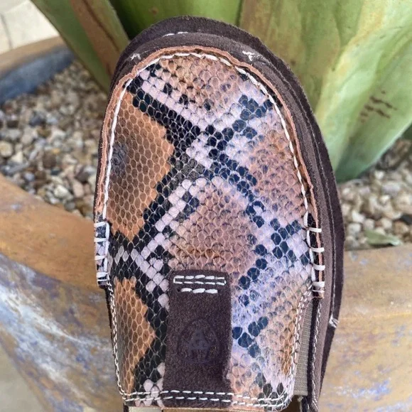 NWT Ariat® Ladies Snake Print and Coffee Bean Cruiser - Picture 9 of 9